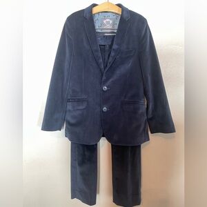 Appaman navy velvet mod suit size 10